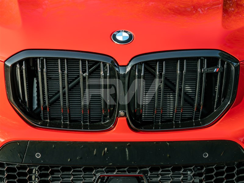 BMW G05 X5 F95 X5M Gloss Black Double Slat Grilles