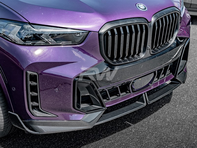 BMW G05 X5 LCI Carbon Fiber Performance Style Front Lip