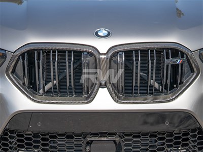 BMW G06 X6 F96 X6M Carbon Fiber Grille Surrounds