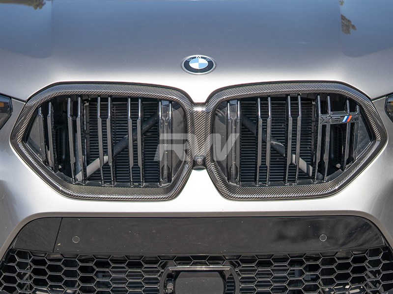 BMW G06 X6 F96 X6M Carbon Fiber Grille Surrounds