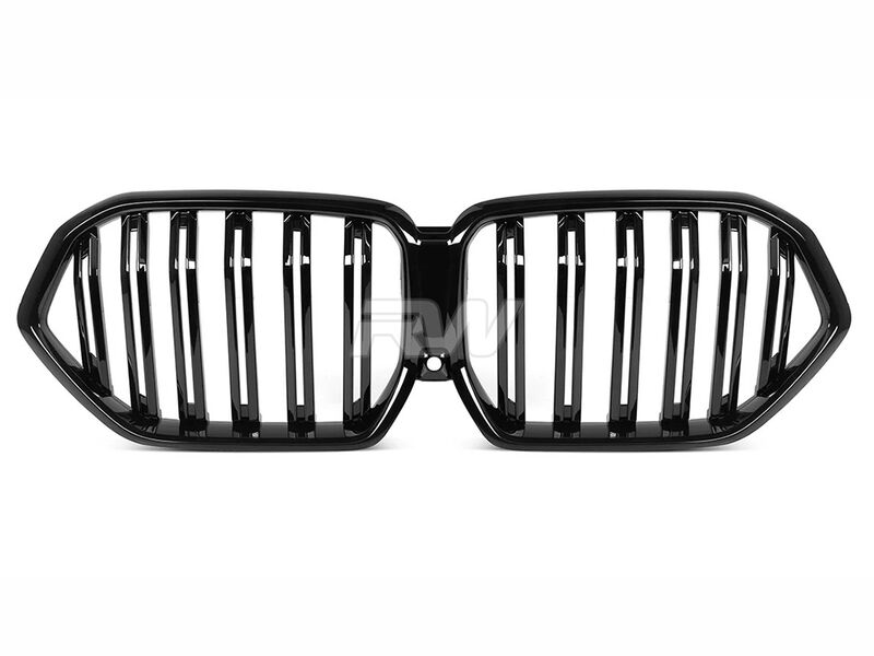 BMW G06 X6 LCI Dual-Slats Gloss Black Grille