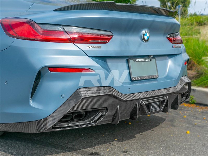 BMW G16 8-Series Gran Coupe Carbon Fiber LED Diffuser