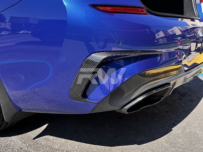 BMW G20 3-Series Carbon Fiber Rear Canards