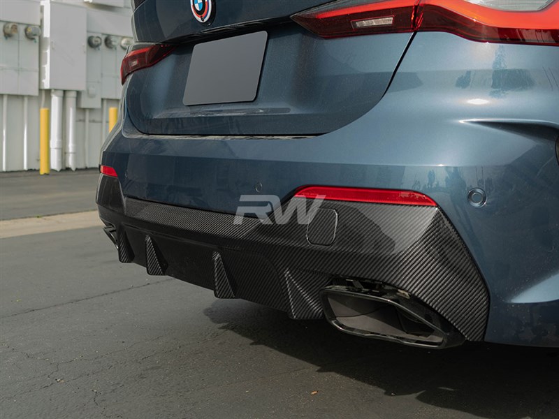 BMW G22/G23 4-Series Carbon Fiber Diffuser