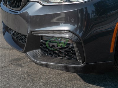 BMW G30 Performance Carbon Fiber Style Splitters
