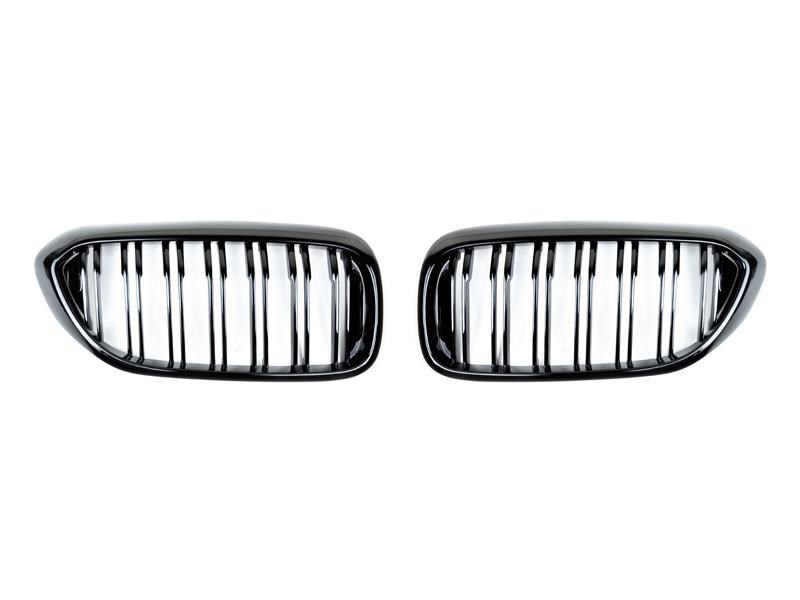 BMW G30 Dual Slat Gloss Black Grilles