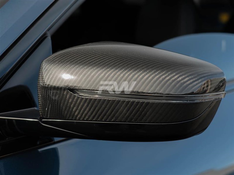 BMW G42 230i 2-Series Carbon Fiber Mirror Caps