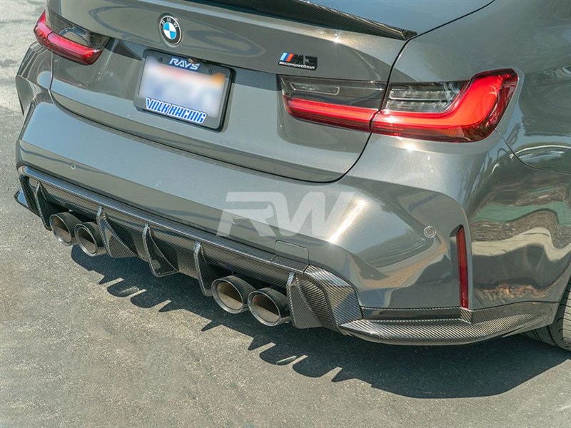 BMW G80 M3 OEM Style Carbon Fiber Diffuser