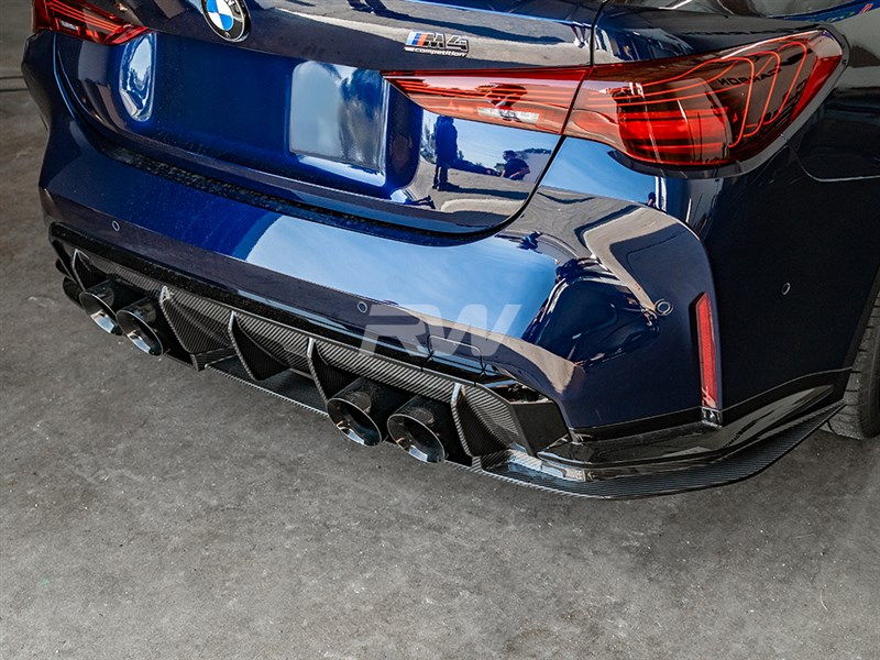 BMW G82 G83 M4 RWS Carbon Fiber Lower Diffuser
