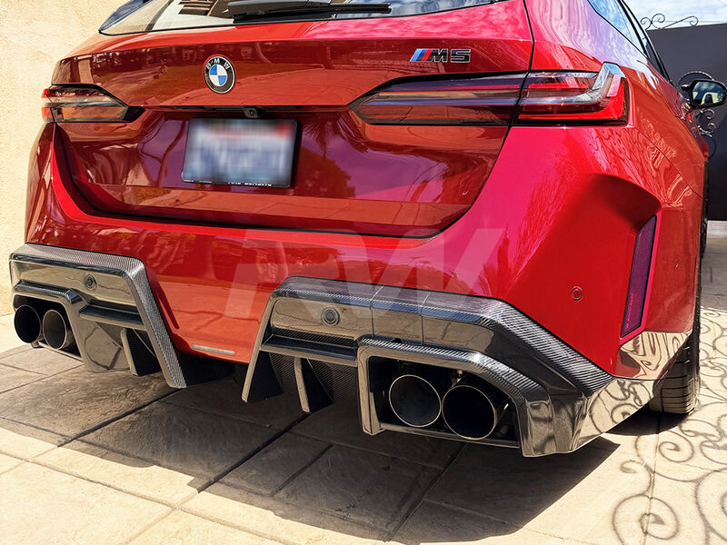 BMW G90/G99 M5 SQ Style Carbon Fiber Diffuser