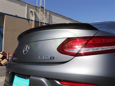 Mercedes W205 Coupe ED1 Style CF Trunk Spoiler