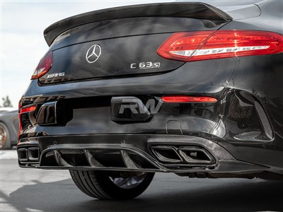 Mercedes W205 C63 Coupe ED1 Style CF Diffuser
