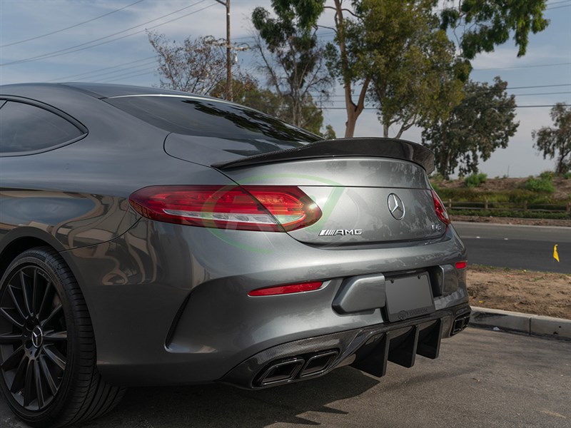 Mercedes W205 Coupe GTX Carbon Fiber Trunk Spoiler