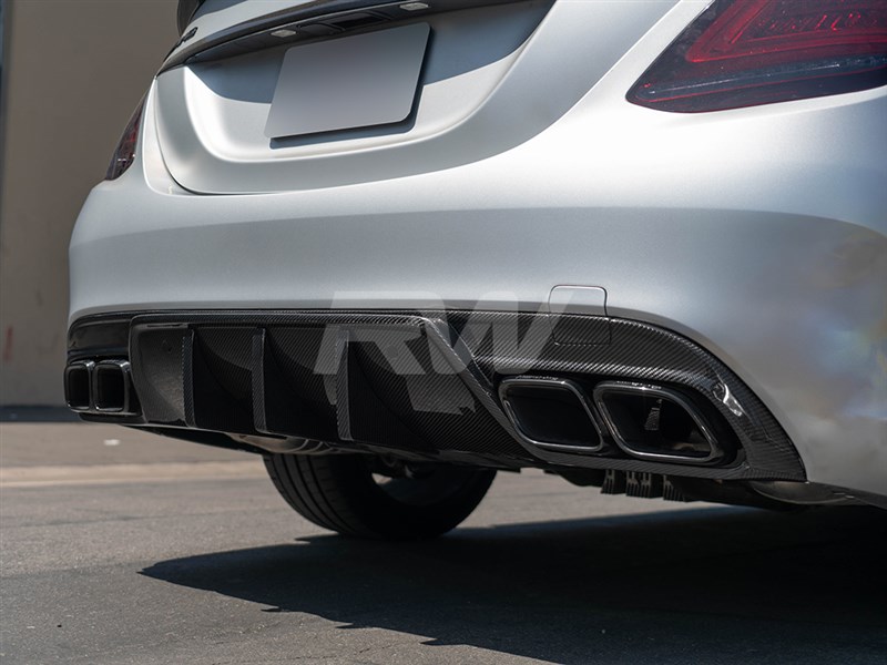 Mercedes W205 C63/C63S Sedan 19+ DTM CF Diffuser