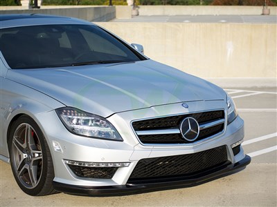 Spice up the exterior aero of your CLS63 AMG with this carbon fiber front lip