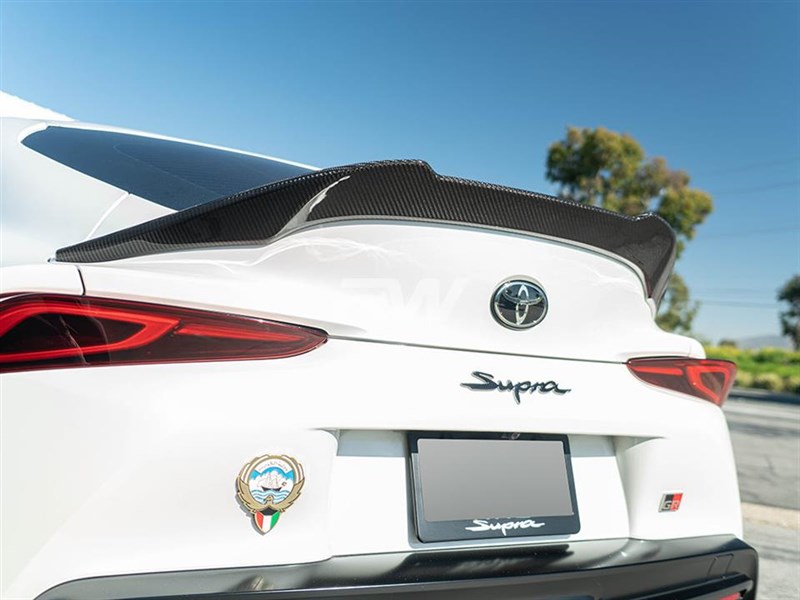 Toyota Supra A90 20+ Full Carbon Fiber Trunk Spoiler