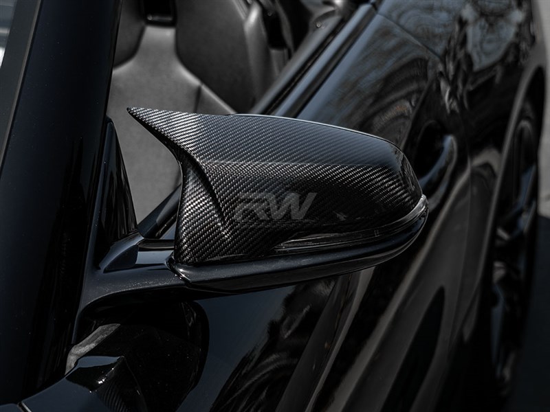 Toyota Supra M Style Carbon Fiber Mirror Caps