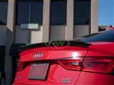Audi A3 S3 RS3 Style Carbon Fiber Trunk Spoiler / 