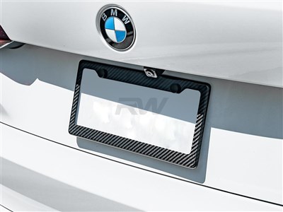 Carbon Fiber License Plate Frame / 