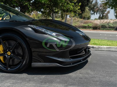 Ferrari 458 Carbon Fiber Front Lip Spoiler