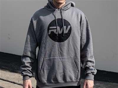 RW Carbon - Black Circle Logo Hoodie - Gray / 