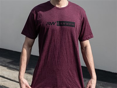 RW Black Decal Maroon T-Shirt / 