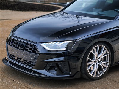 Audi A4 S-Line S4 2020+ B9 Carbon Fiber Front Lip / 