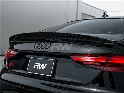 Audi A5 S5 RS5 4dr Sportback CF Trunk Spoiler / 