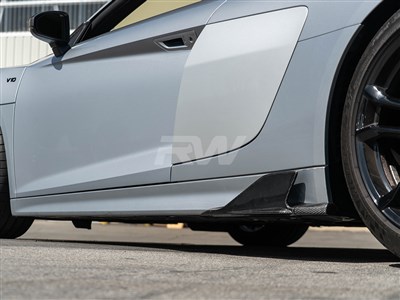 Audi R8 4S Carbon Fiber Side Skirt Winglets / 