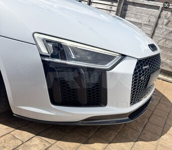 Audi R8 4S Dry Carbon Fiber DTM Front Lip Spoiler / 