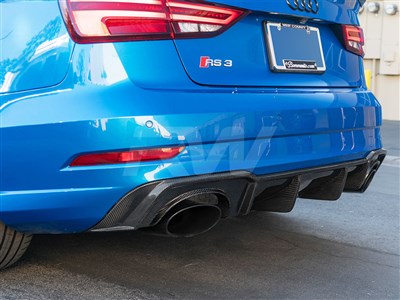 Audi 8V RS3 Carbon Fiber Rear Diffuser / 