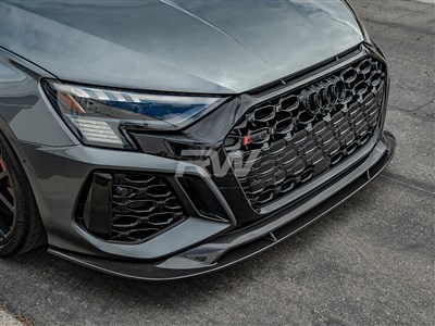 Audi RS3 8Y Carbon Fiber Front Lip Spoiler / 