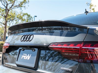 Audi B9 A4 S4 Carbon Fiber Trunk Spoiler