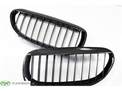 BMW E63 E64 6 Series Carbon Fiber Grilles