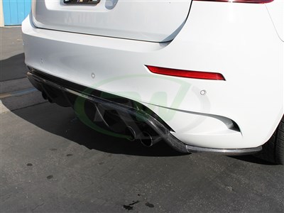 BMW E71 X6M DTM Carbon Fiber Rear Diffuser