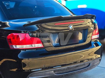 BMW E82 Carbon Fiber GTX Trunk Spoiler / 