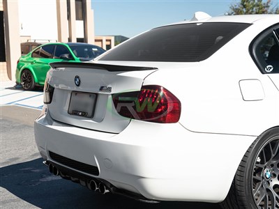 BMW E90 Carbon Fiber Performance Style Trunk Spoiler