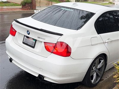 BMW E90 CS Style Carbon Fiber Trunk Spoiler