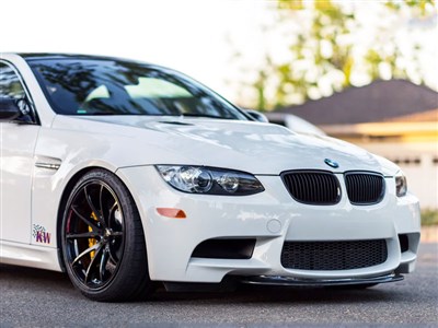 BMW E9X M3 CRT Style Carbon Fiber Lip Spoiler / 