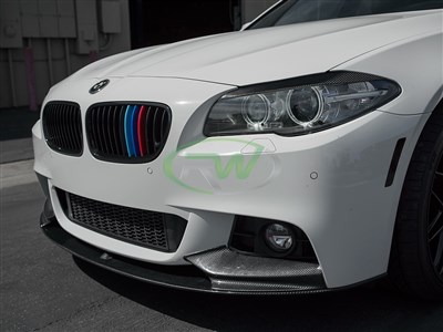 BMW F10 Performance Style CF Front Lip Spoiler / 