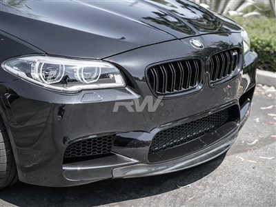 BMW F10 M5 Center Carbon Fiber Front Lip Spoiler / 