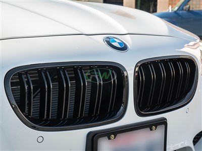 BMW F10 Gloss Black Double Slat Grilles / 