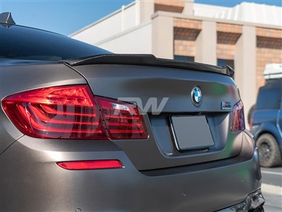 BMW F10 CS Style Carbon Fiber Trunk Spoiler / 