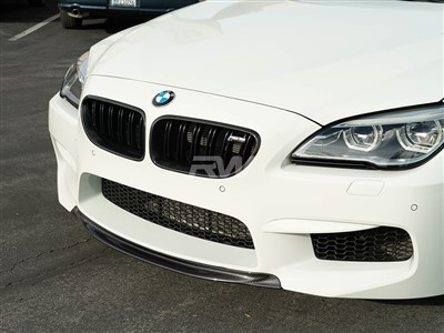BMW F06 F12 F13 M6 Center Dry Carbon Fiber Front Lip / 