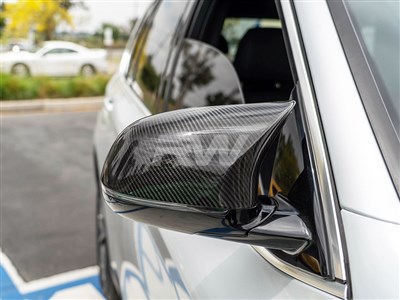 BMW F15 X5/F16 X6 M Style Dry CF Mirror Caps / 