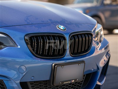 BMW F22 F23 F87 Double Slat Gloss Black Grilles / 