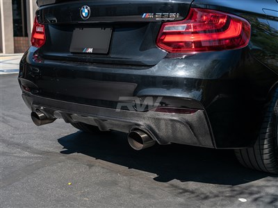 BMW F22 F23 3D Style Carbon Fiber Diffuser / 