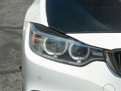 BMW F30 F31 Carbon Fiber Eyelids / 