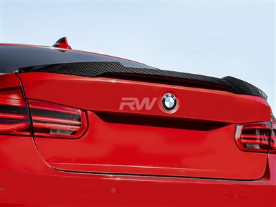 BMW F30 F80 M4 Style Carbon Fiber Trunk Spoiler