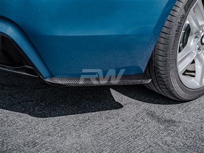 BMW F30 Carbon Fiber Rear Bumper Splitters